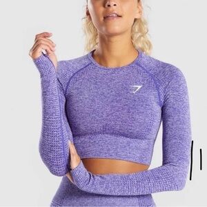 OG Gymshark Vital Seamless Cropped Long Sleeve